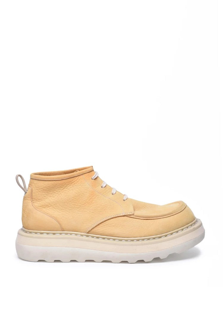 Premiata Unique Yellow Leather Boots