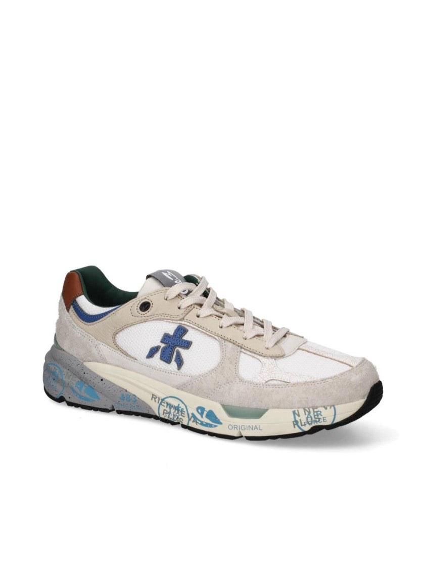 Premiata Multicolor Accent Lace-Up Sneakers