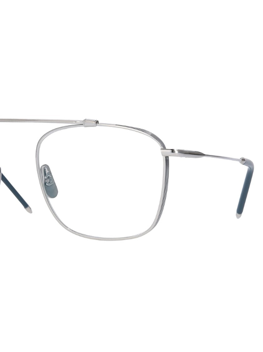 Yellows Plus Minimalist Grey Metallic Optical Frames By Yellows Plus