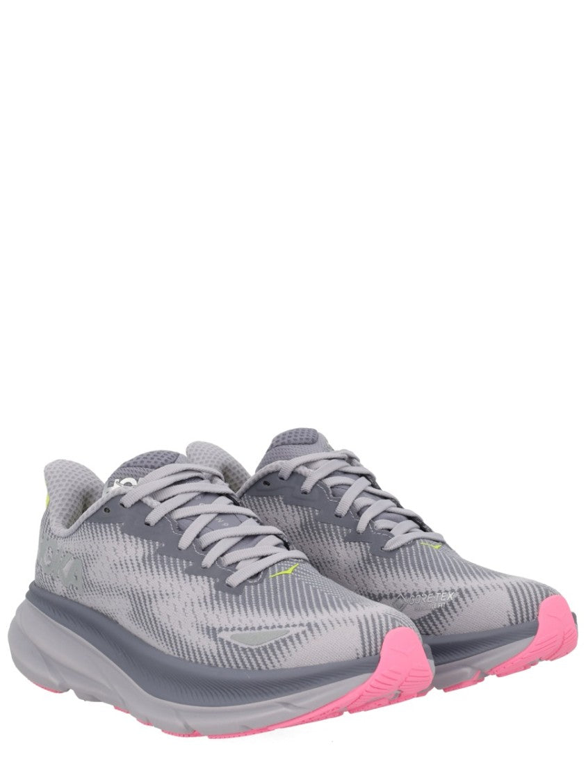 Hoka Grey Lightweight Cushioned Sneakers
