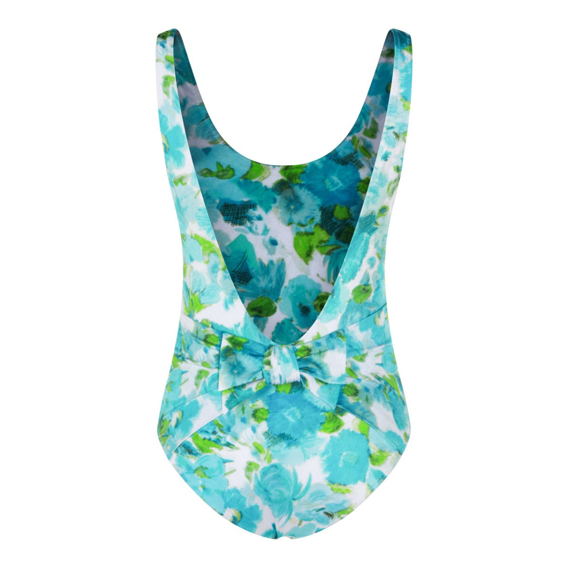 Chloé Floral-Print Sleeveless Bodysuit With Bow Detail