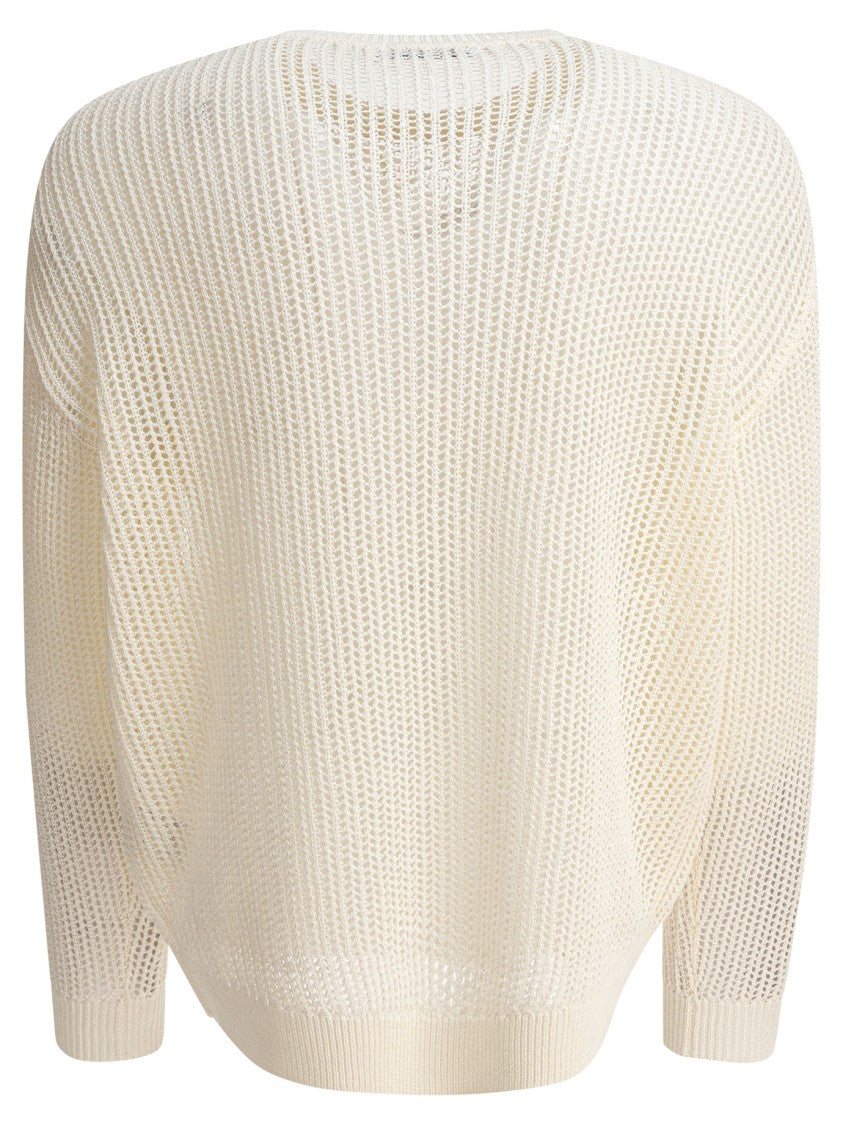 Nonnative Loose Open-Knit Sweater With Ribbed Detailing
