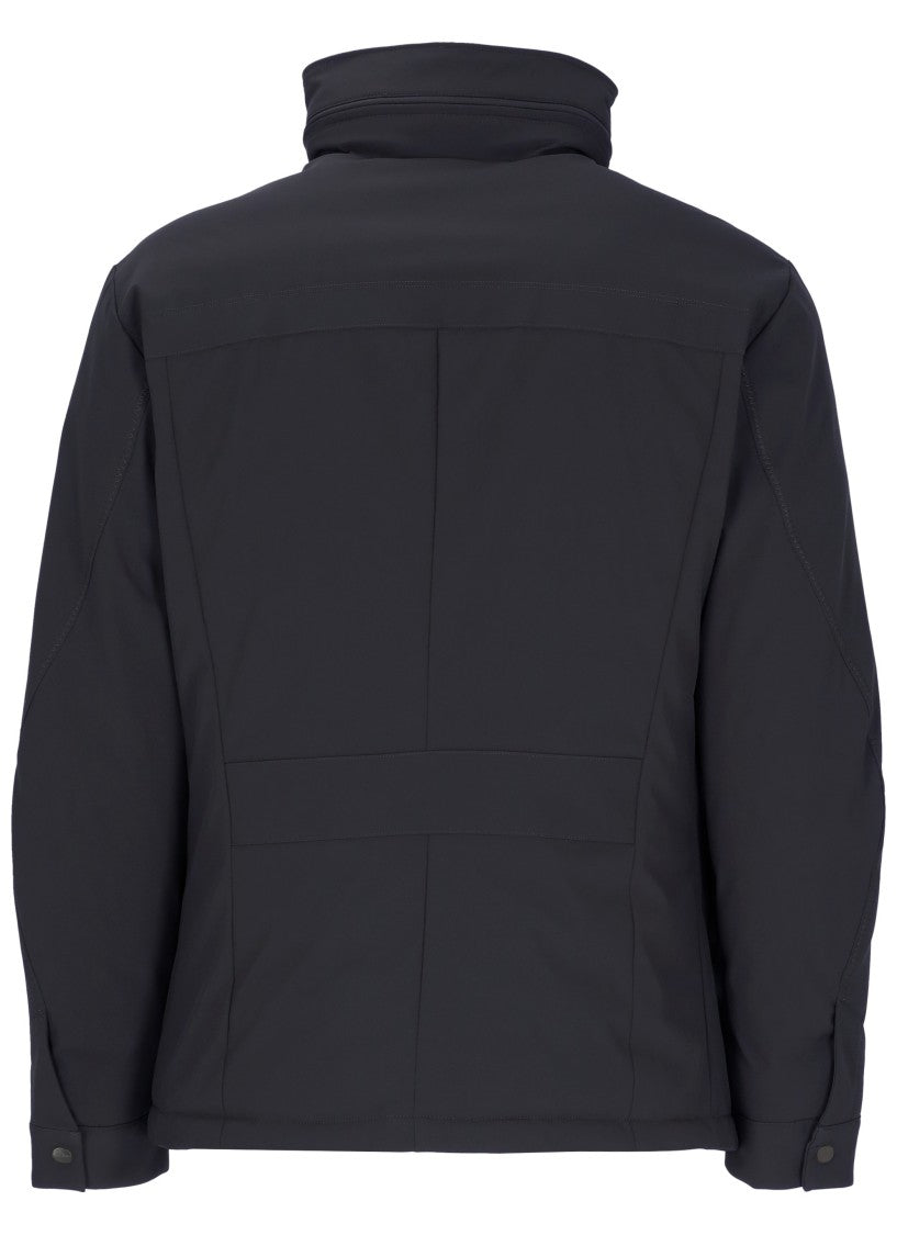 Peuterey Blue Stripes Padded Utility Jacket