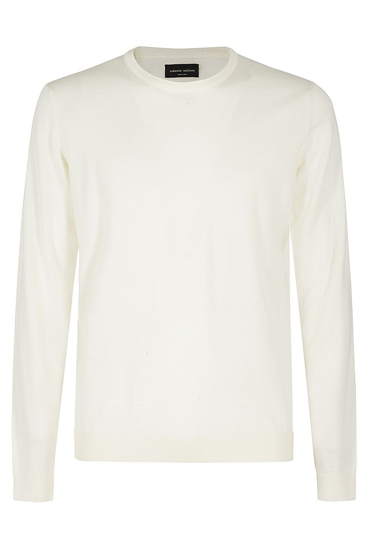 Roberto Collina Crew Neck Merino Wool Sweater