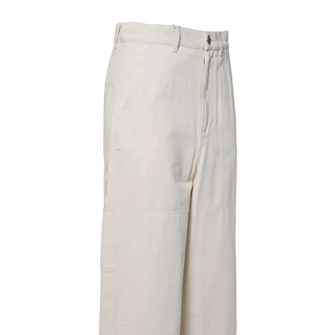 Max Mara High-Waisted Wide-Leg Cotton Pants