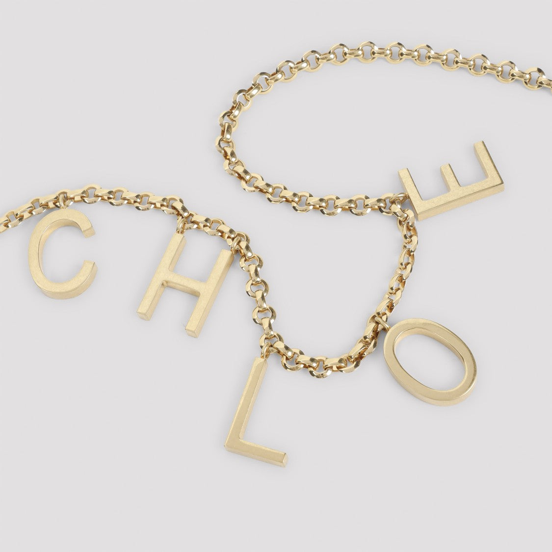 Chloé Vintage Gold Brass Necklace