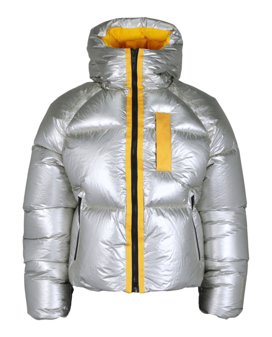 Givenchy Laminated Hooded Zip-Up Puffer Jacket