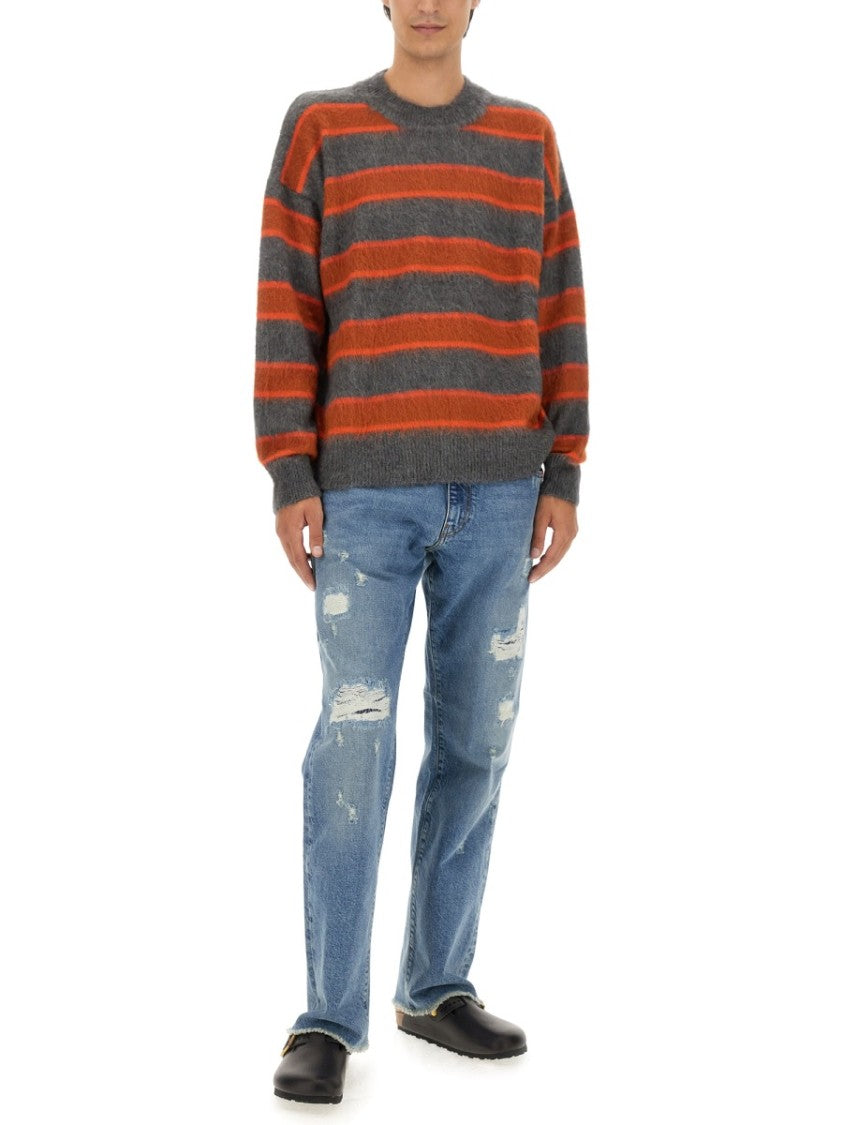 Amish Oversized Striped Sweater