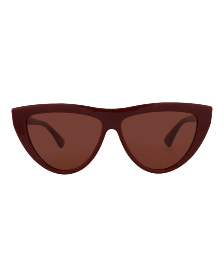 Bottega Veneta Cat Eye-Frame Acetate Sunglasses With Saddle Nose Bridge