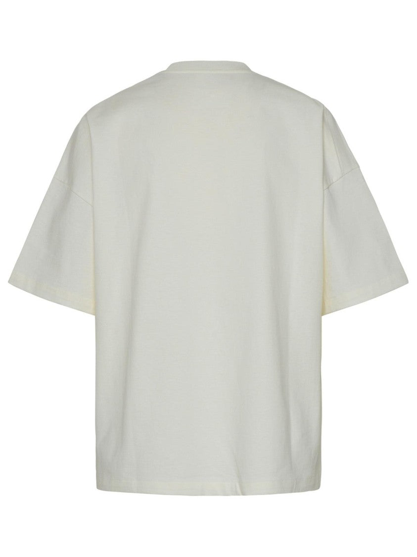 Jil Sander Ivory Cotton T-Shirt
