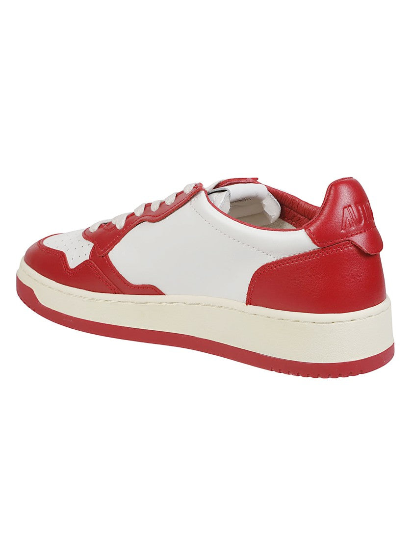 Autry Medalist Low Two Tone Leather Sneakers