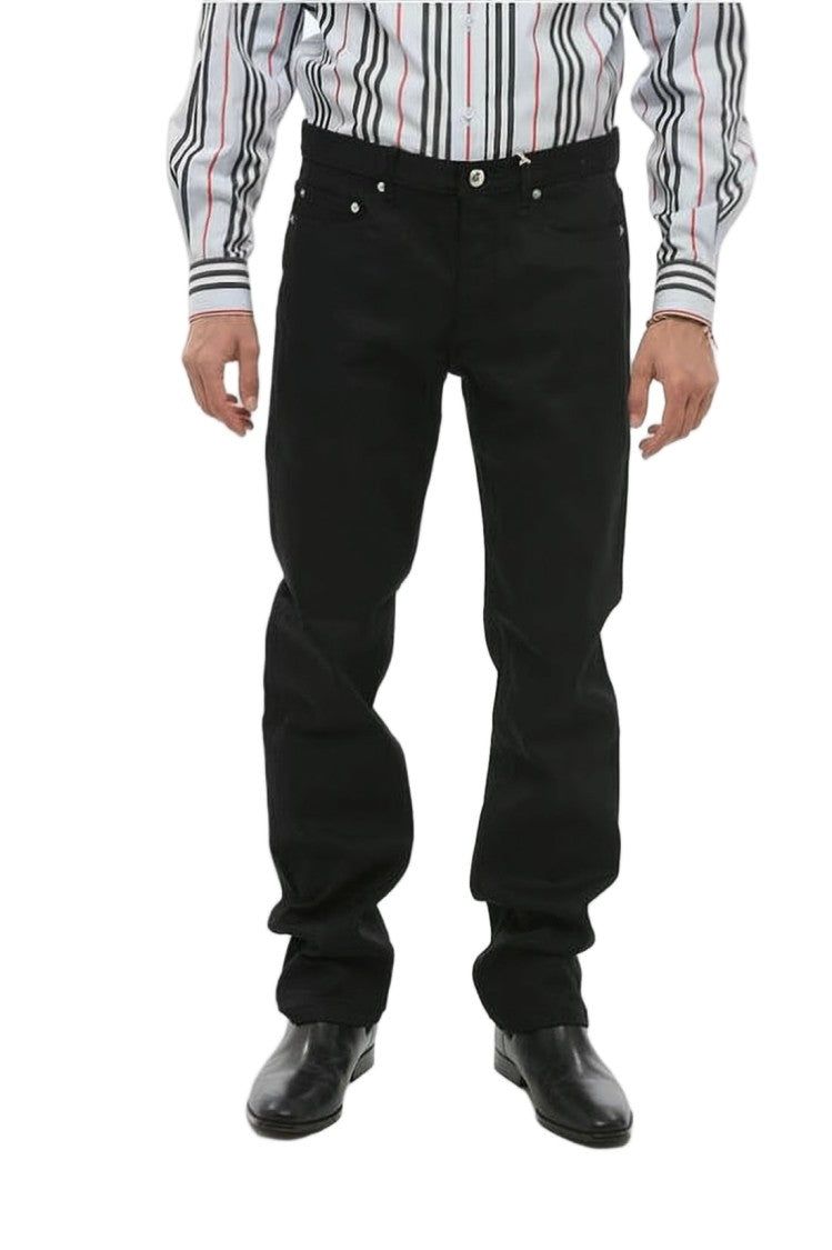 A.P.C. Classic Straight-Leg Black Denim Pants