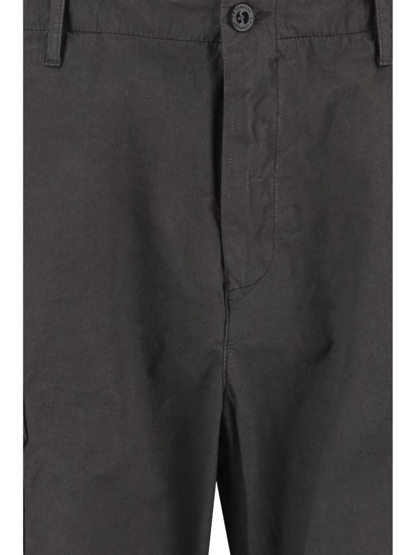 C.P. Company Dark Grey Cargo Cotton Trousers
