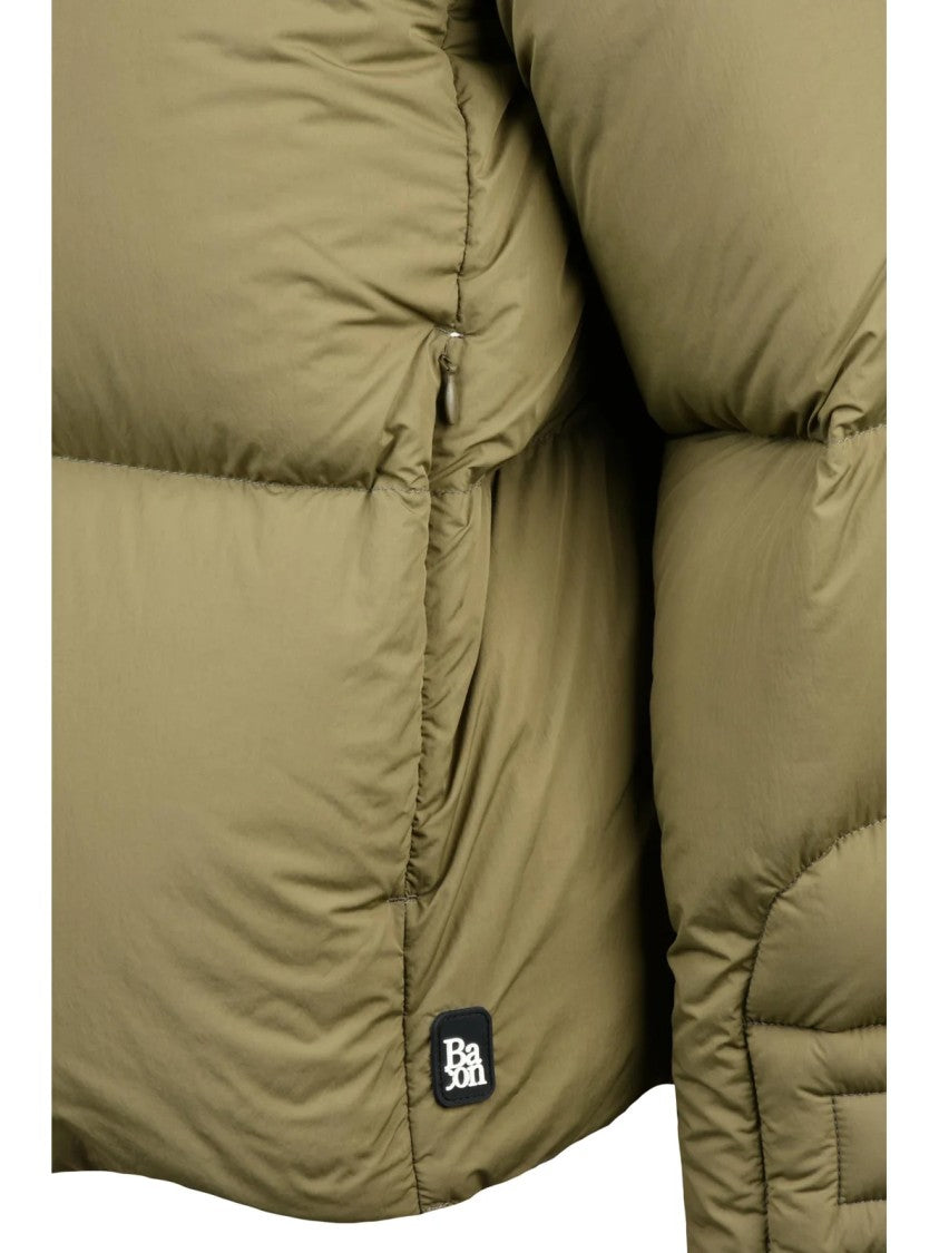 Bacon Military Green Polyamide Storm Down Jacket