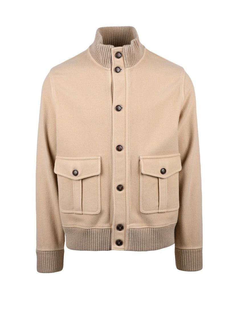 Circolo 1901 Beige Virgin Wool Jacket