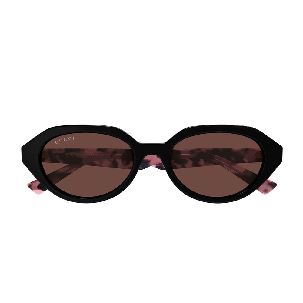 Gucci Geometric Oval Frame Sunglasses With Double G Emblem Gg2178s Linea Emblem