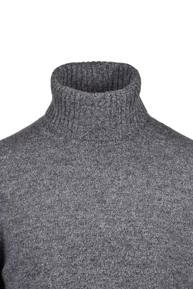 Ballantyne Cashmere Turtleneck Pullover - Grey