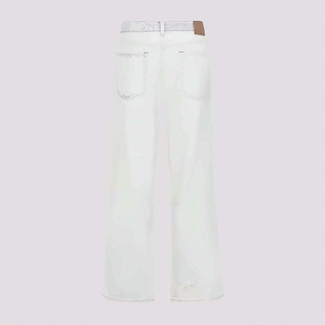 Our Legacy Digital Aurora Print Straight Leg Jeans With Distressed Details