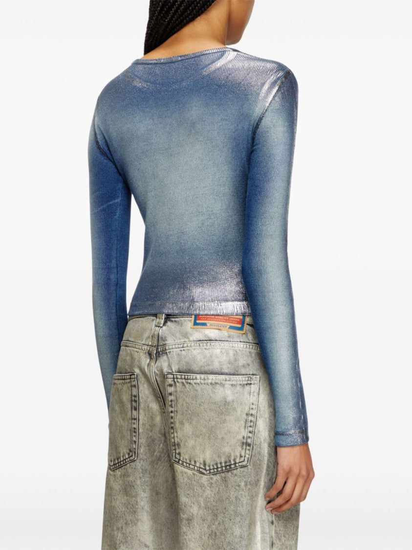 Diesel `T-Banes-Nc-Q1` Long Sleeve T-Shirt