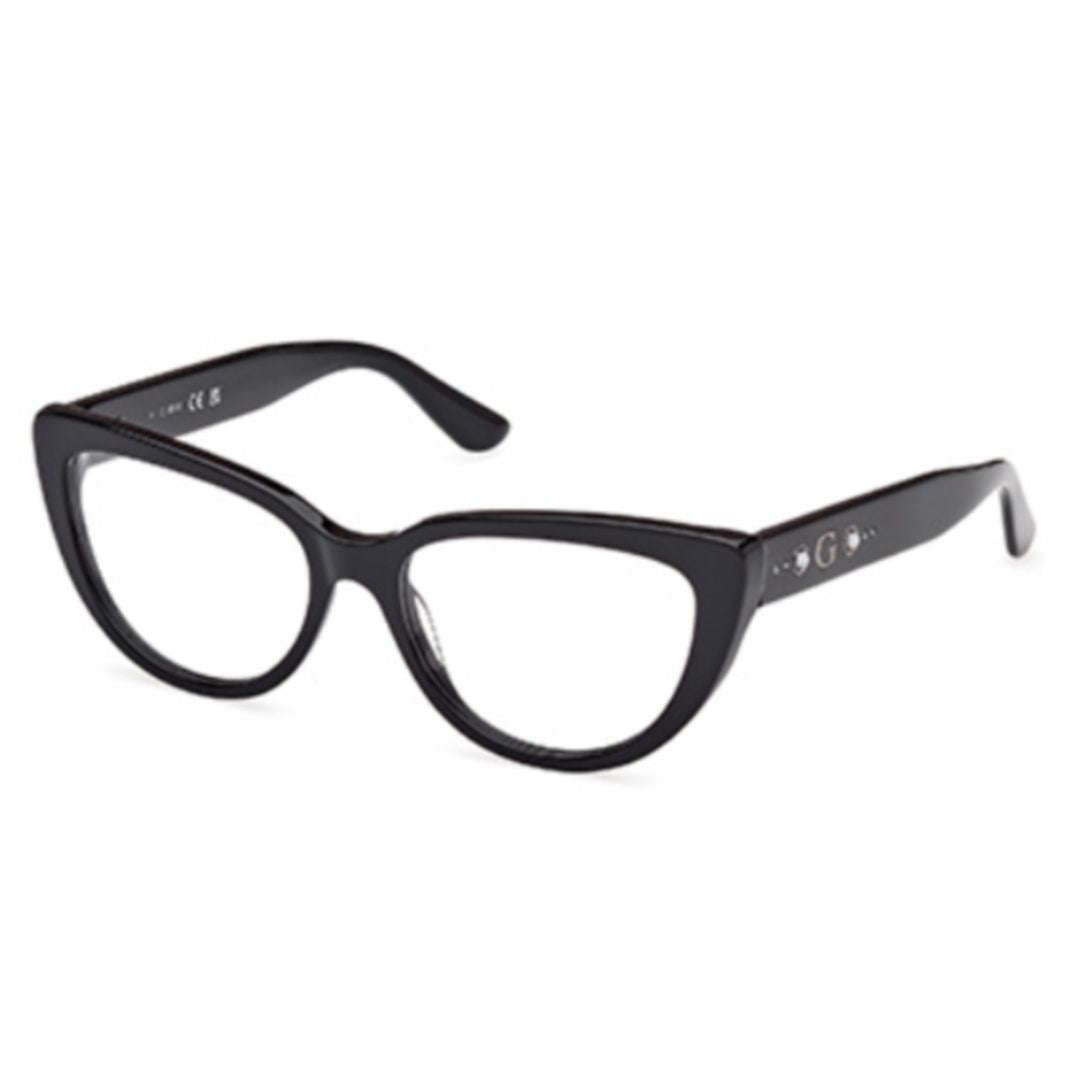 Guess Gu50175 54001 Bold Cat-Eye Eyeglasses