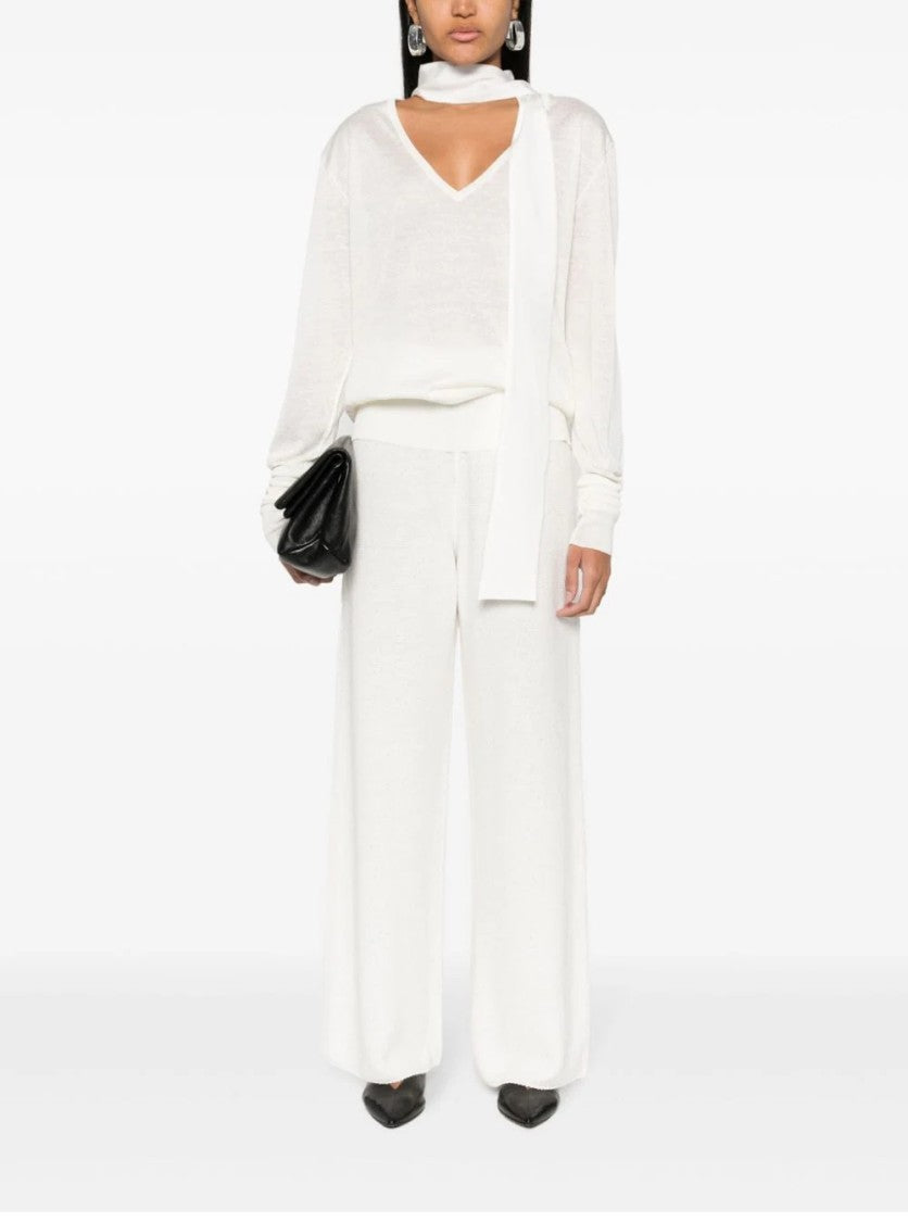 Fabiana Filippi Relaxed Fit Knitwear With Deep V-Neck