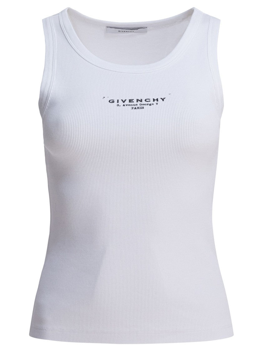 Givenchy Ribbed Cotton-Elastane Tank Top