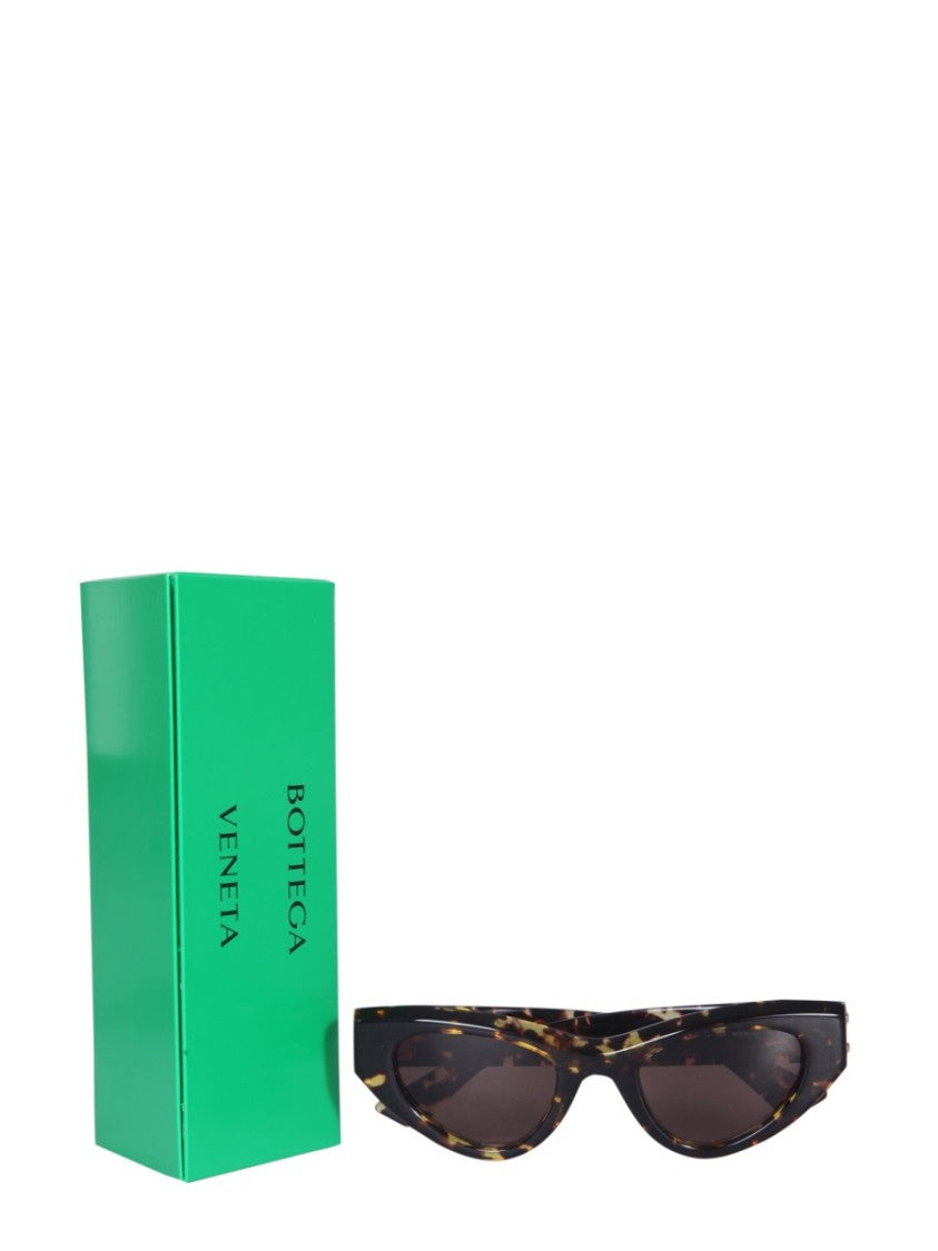 Bottega Veneta Cat-Eye Sunglasses With Distinctive Bridge Design