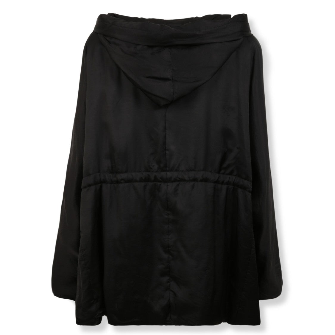 Rick Owens Padded Black Jacket With High Collar