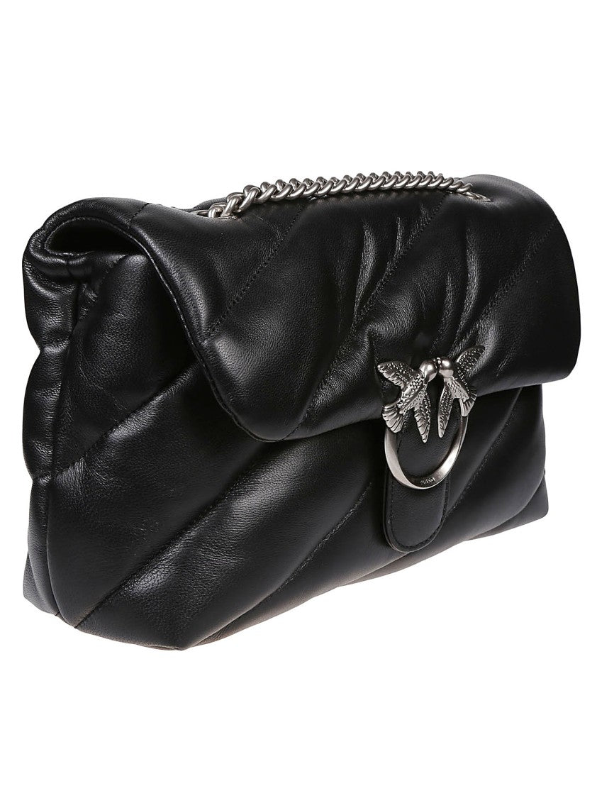 Pinko Love Classic Puff Sheepskin Shoulder Bag