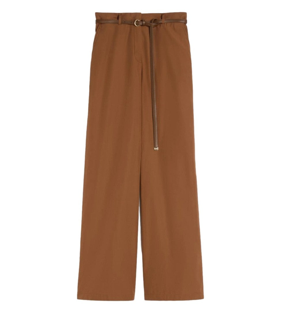 Max Mara Gray Virgin Wool Casual Trousers