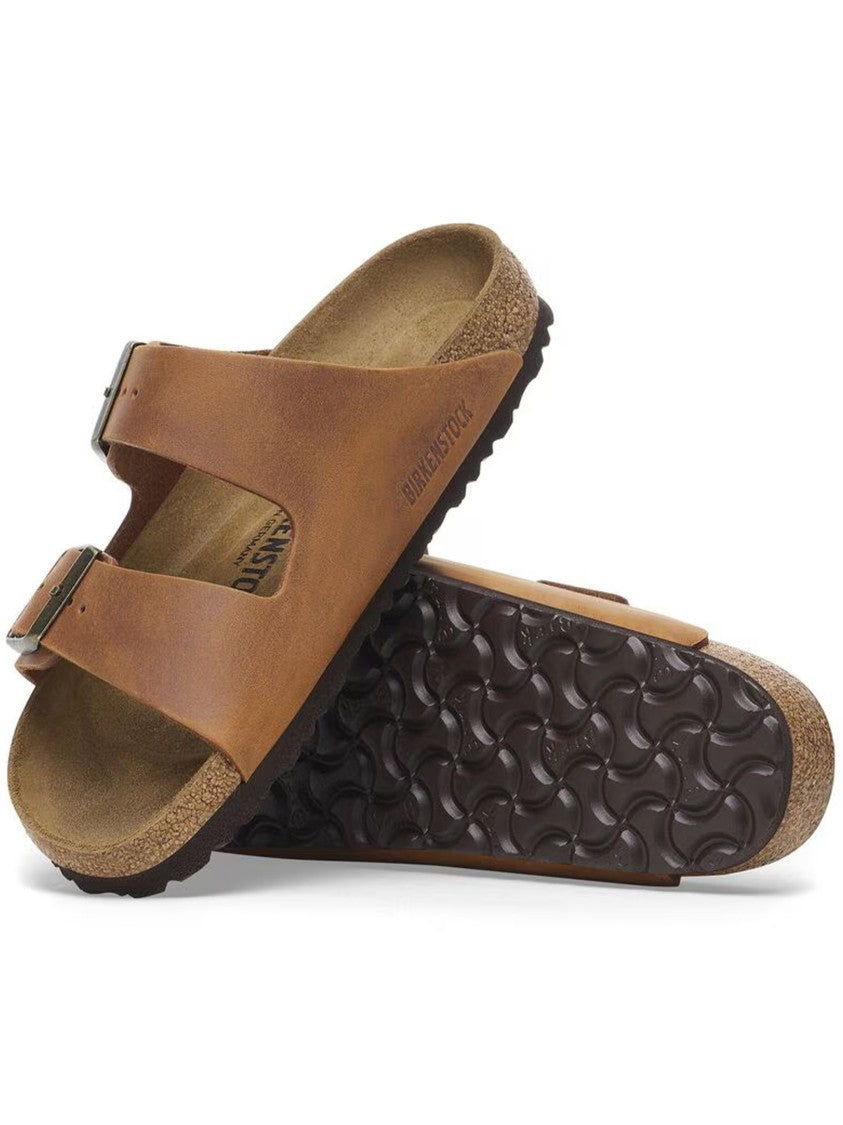 Birkenstock Arizona Brown Leather Open Toe Sandals