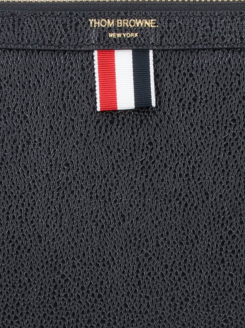 Thom Browne Logo Clutch – Black