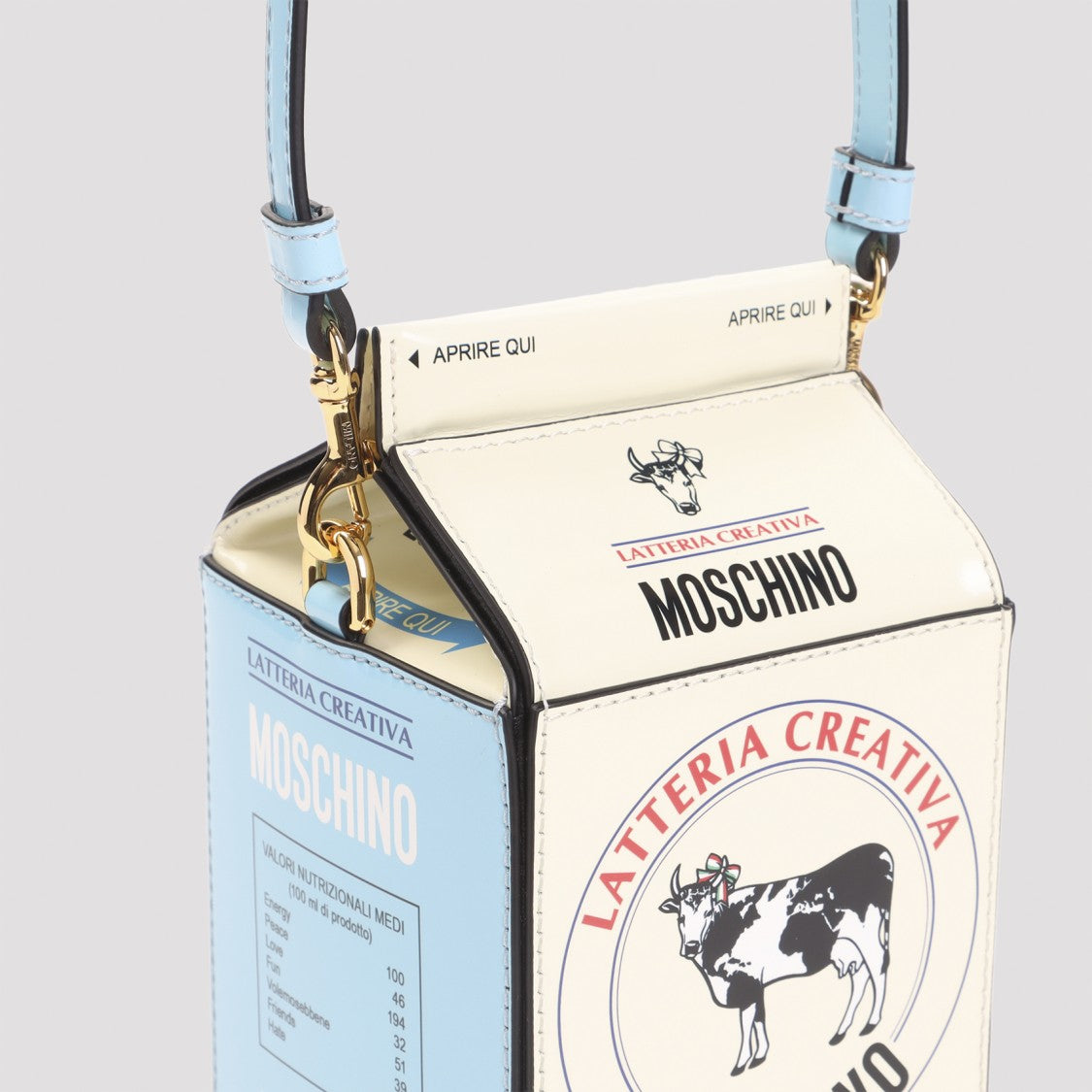 Moschino Milk Carton-Inspired Shoulder Bag