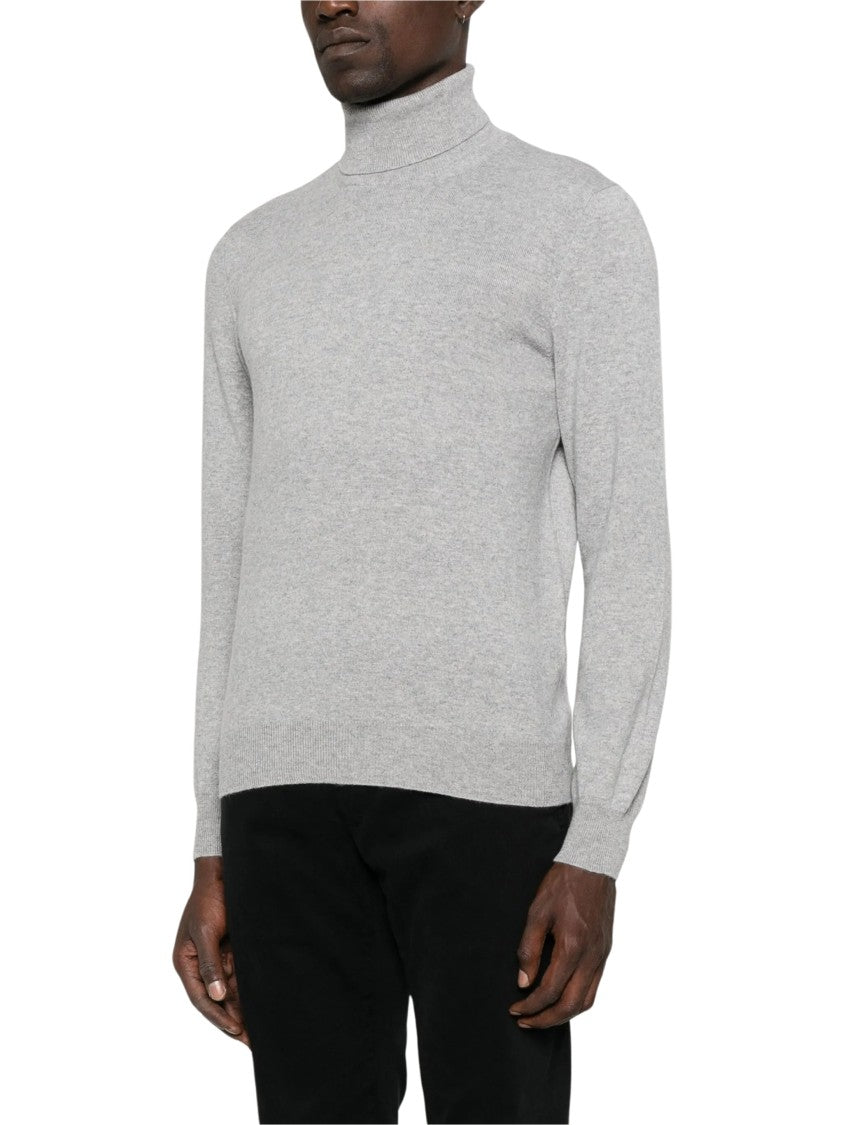 Gran Sasso Cashmere Turtleneck Sweater With Seamless Design