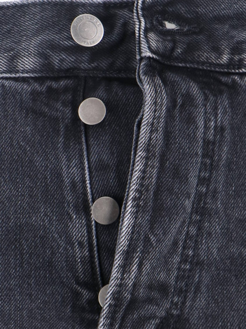 Haikure Black Blake Mid-Rise Straight Denim Jeans