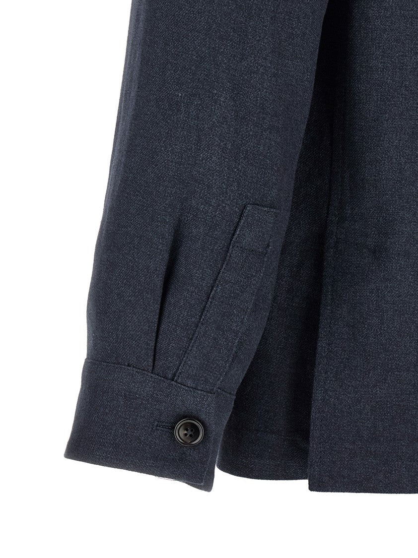 Zegna 'Alpe' Jacket In Linen And Wool
