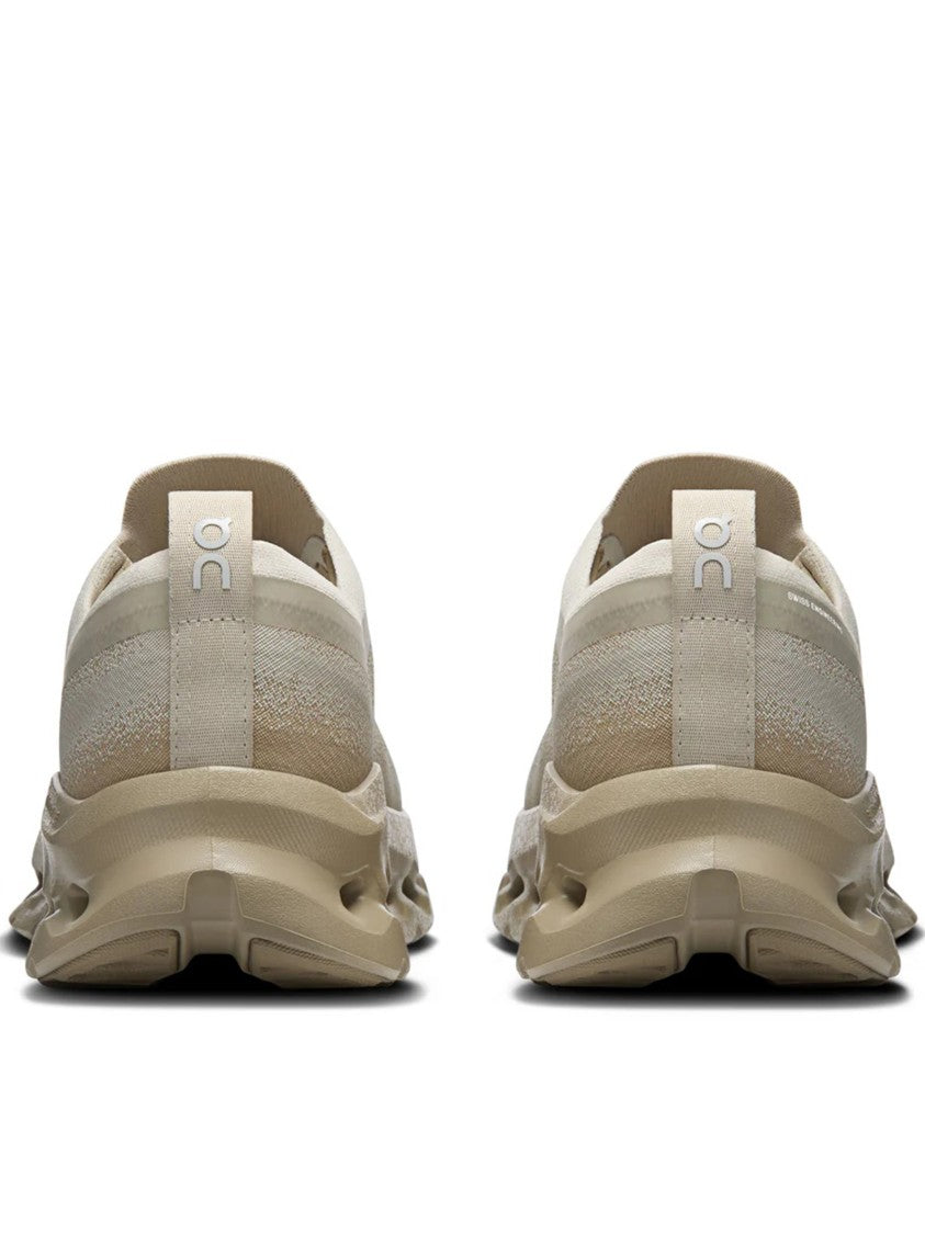 On Beige Cloudtilt Mo Breathable Mesh Running Sneakers