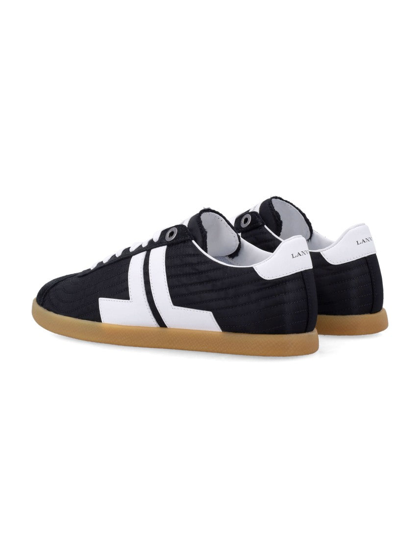 Lanvin Black Nylon Glen Low-Top Sneakers