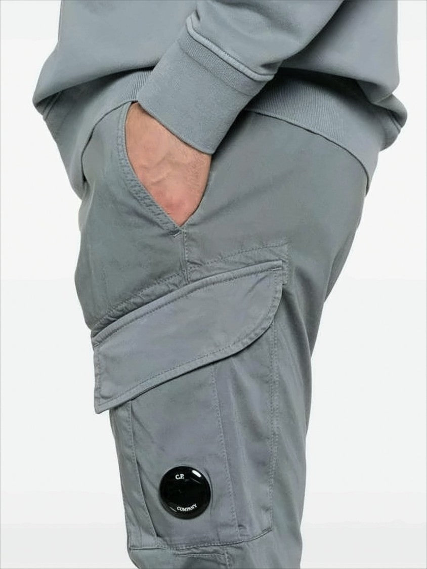 C.P. Company Straight-Fit Cargo Pants With Unique Logo Detail