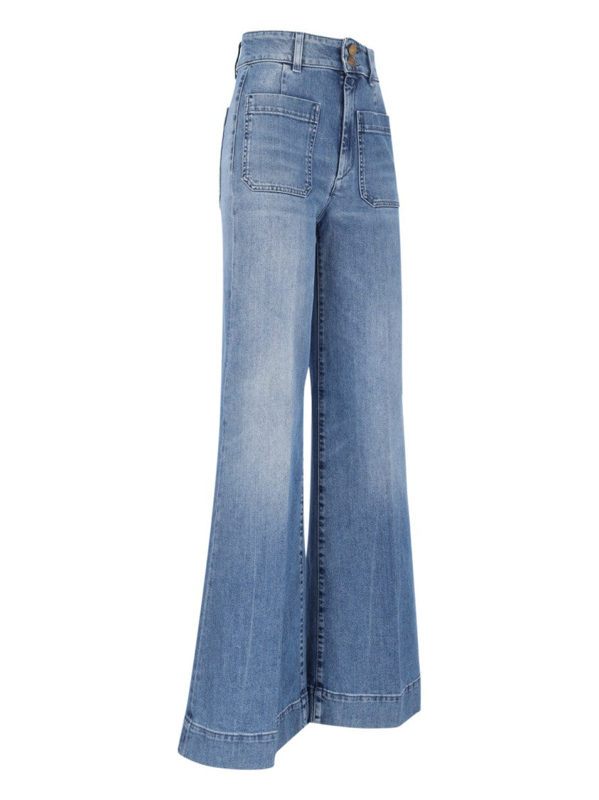 Seafarer "Jane" Palazzo Jeans – Blue