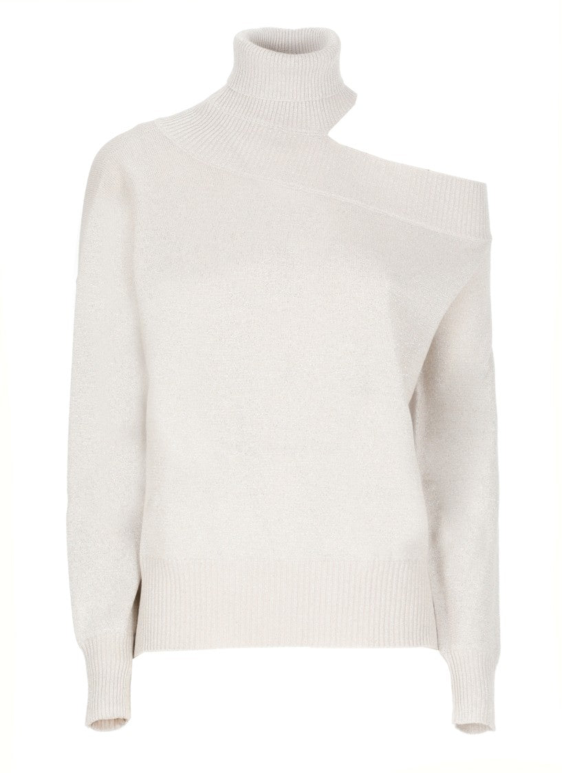D. Exterior Beige Wool Blend Sweater
