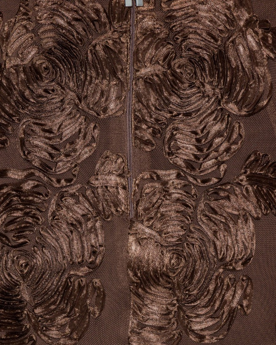 Rotate Brown Floral Pencil Skirt