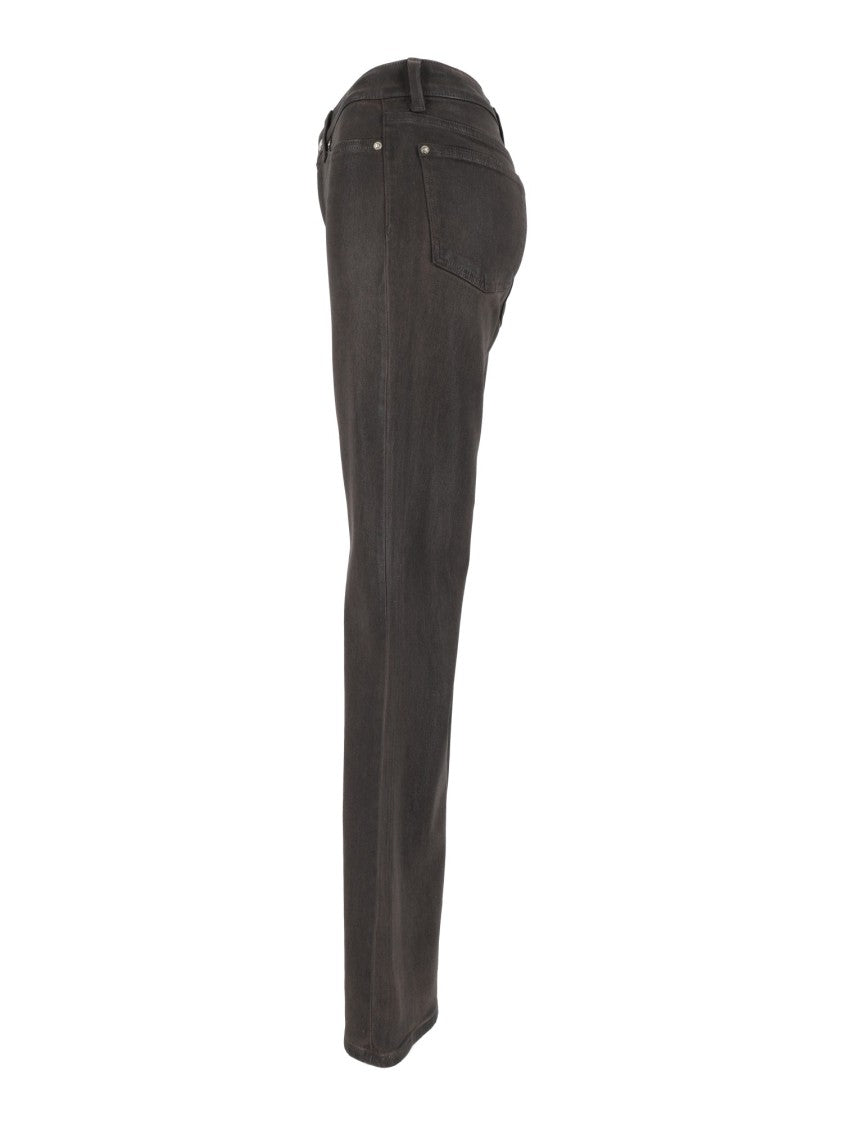 7 For All Mankind The Leggy Bootcut Coated Jeans