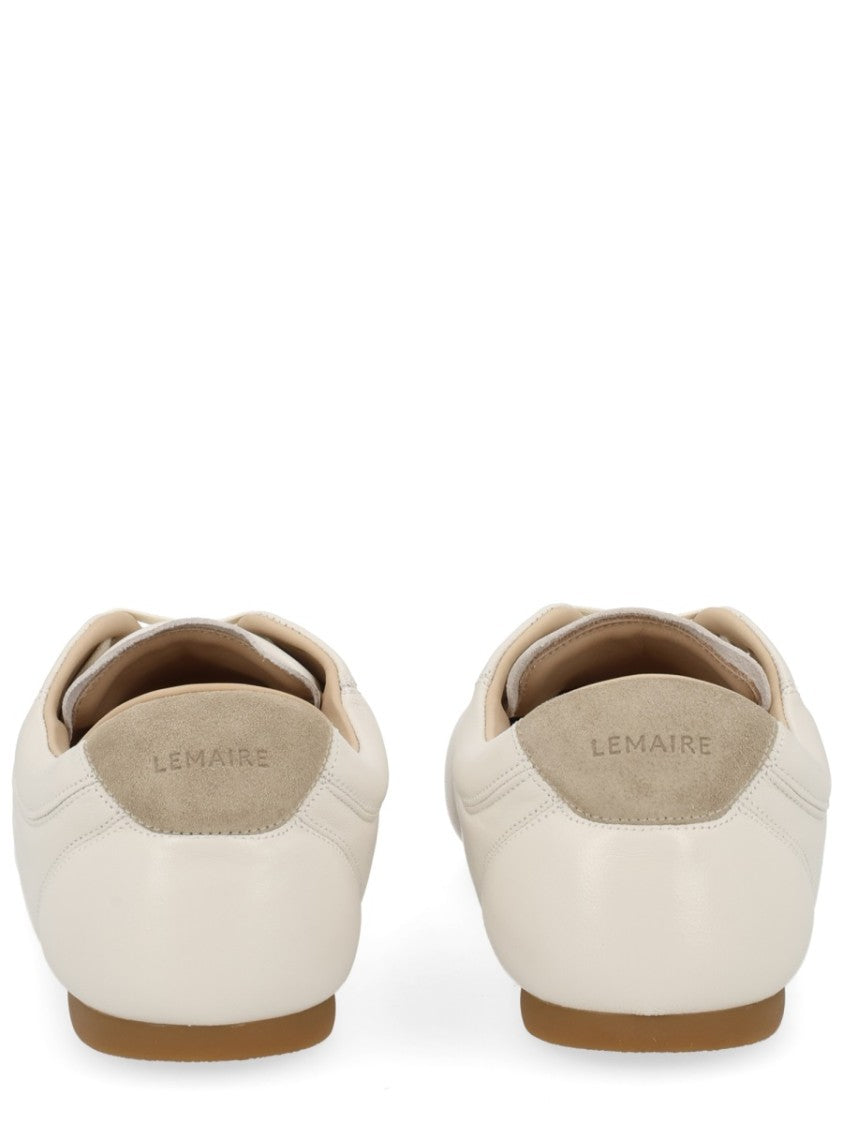 Lemaire Black Lamb Leather Soft Runner Sneakers
