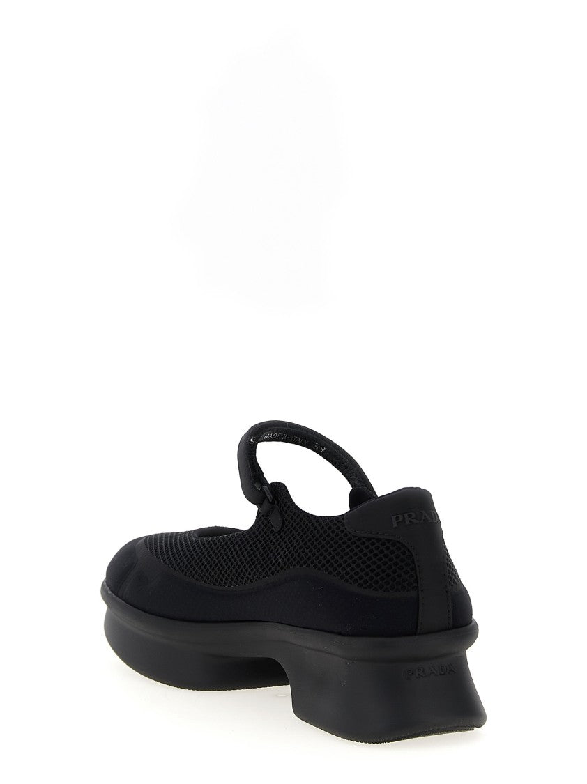 Prada Mesh Ballet Flats