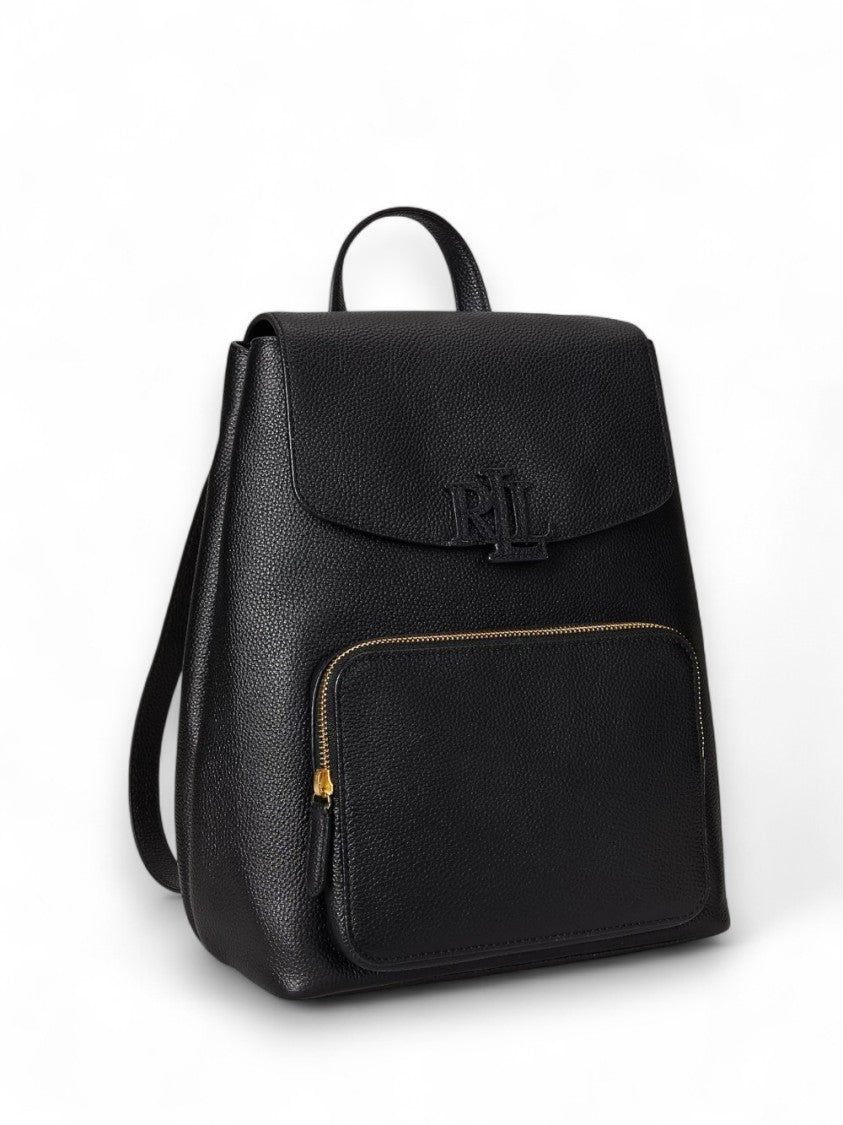 Lauren Ralph Lauren Cameryn Medium Pebbled Leather Backpack