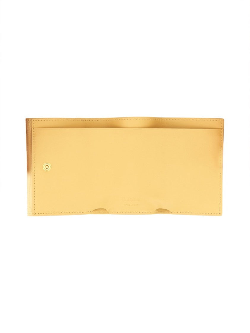 Jil Sander "Baby" Textured Leather Wallet