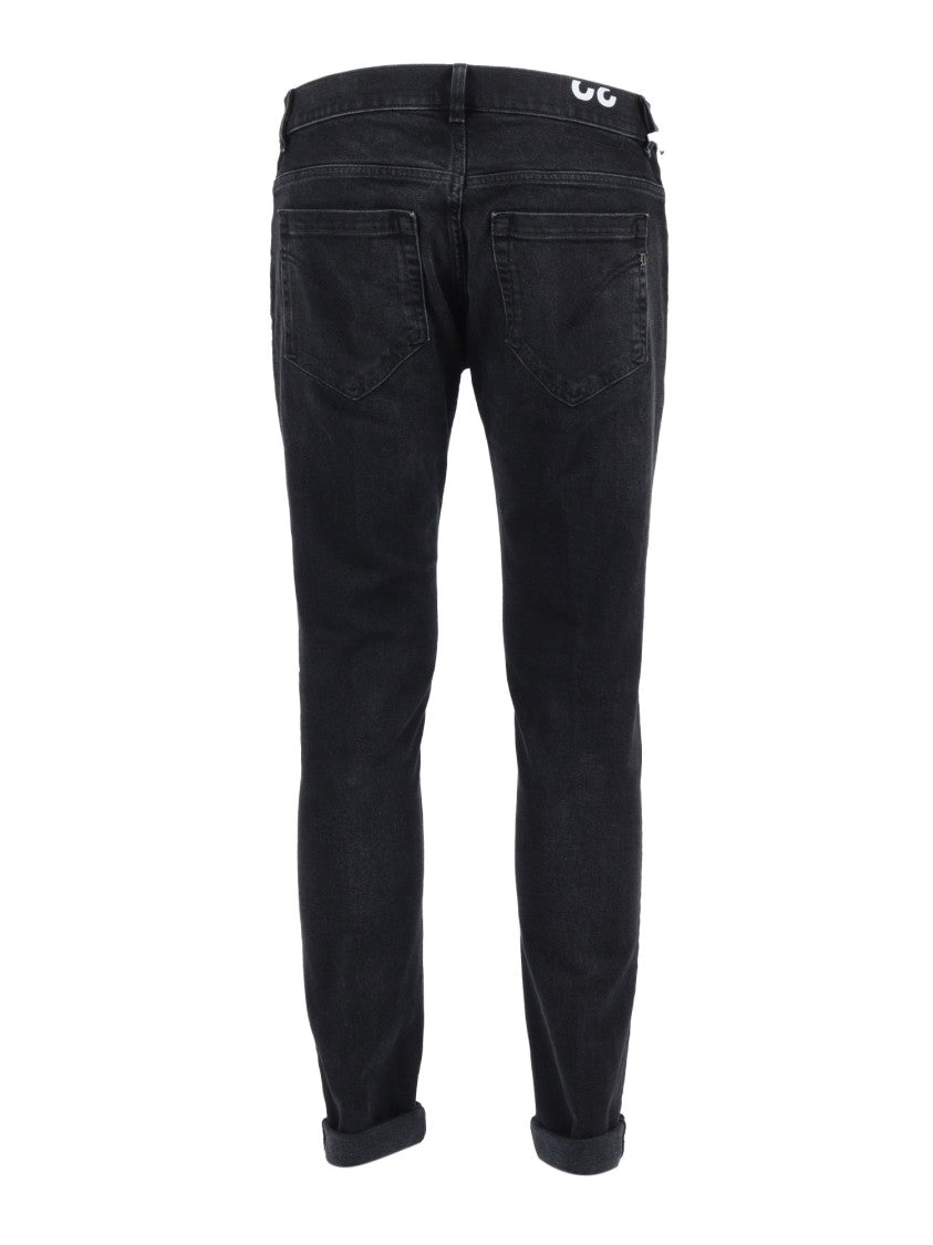 Dondup Slim Fit Casual Pants With Classic Five-Pocket Design