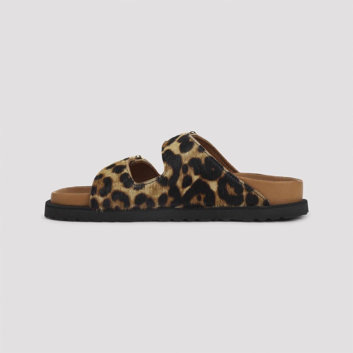 Birkenstock 1774 Arizona Leopard Calf Hair Mules