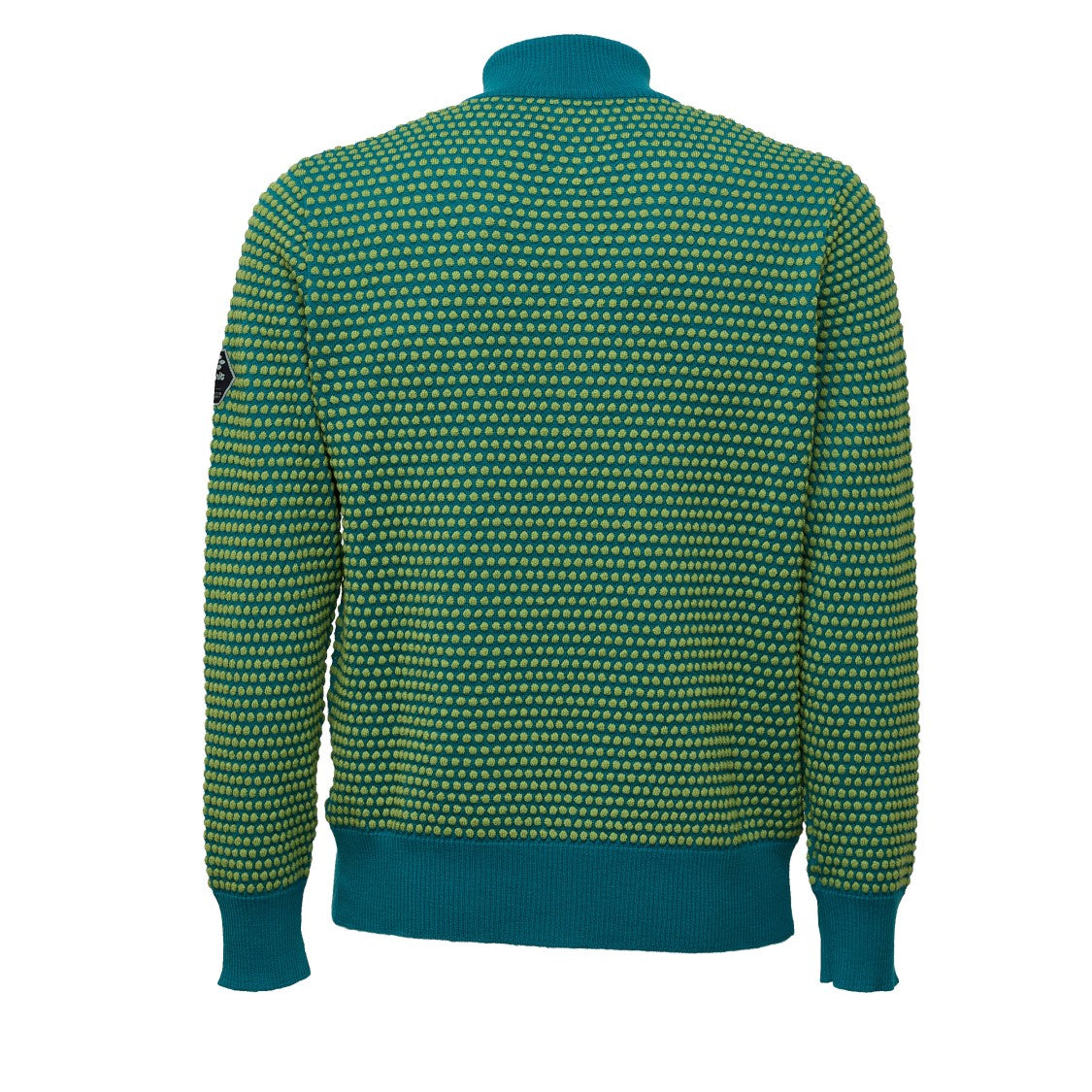 Grp Honeycomb Textured Knit Half-Zip Sweater
